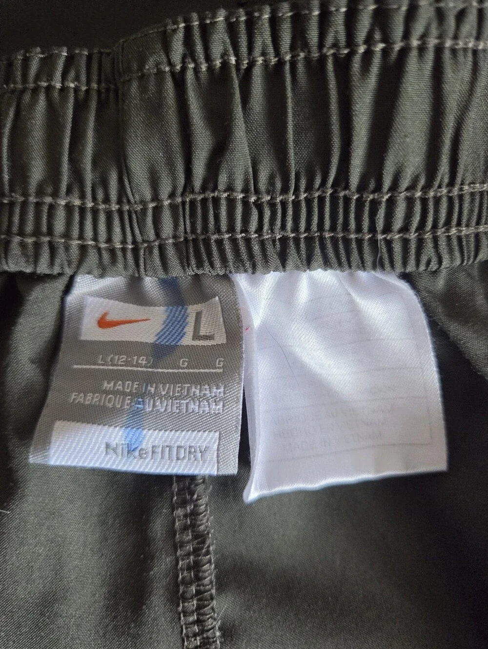 nike fitdry athletic shorts running training gym olive green size large